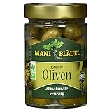 Mani Bläuel Bio grüne Oliven, 205g