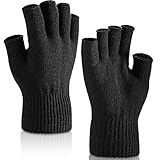 SATINIOR 2 Paar Handgelenk Fingerlose Handschuhe Halbe Handschuhe Fingerlose...