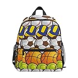 WowPrint Sportrucksack für Kinder, Fußball, Baseball, Tennis, Kindergarten, Vorschule,...
