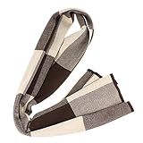 BESPORTBLE Herren Wollschal Winter Karierter Musterschal Warm Scarf Für Männer Weicher...