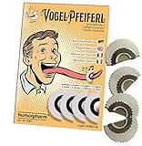 humorpharm Vogel Pfeiferl (4'er Pack), kleine Vogelpfeife