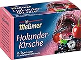 Meßmer Holunder-Kirsche | 20 Teebeutel | Vegan | Glutenfrei | Laktosefrei