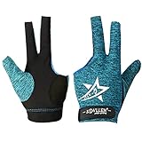 KONLLEN Billard-Handschuhe Professionelle Match-Handschuhe rutschfest Einstellbar Geeignet...