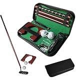 Huhebne Golf-Putter-Set, Tragbares Minigolf-AusrüStungs-ÜBungsset mit Abnehmbarem...