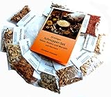 Räucherwerk, Schnupper-Set Hölzer, Rinden und Wurzeln, 10tlg., incl. 32seitige...