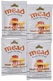 4x Hambleton Bard Bulldog Hefe + Nährsalz - 28g/25L - Bulldog Brew's - Trocken Methefe -...