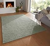 Taracarpet moderner Boho skandi Landhaus Handweb Teppich gewalkt im Zopf Sumakh Design...