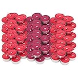 IKEA Sinnlig Duft-Teelichter, rote Gartenbeeren, 120 Stück rot