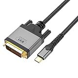 baolongking USB C auf DVI Nylon geflochtenes Kabel, 4K30Hz, USB 3.1 Typ C auf DVI Kabel,...
