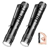 flintronic Taschenlampe LED Mini, 2 Stück LED Taschenlampe, 200 Lumens LED Pen Light,...