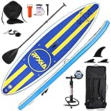 Stand Up Paddling Board mit Sitz - Aufblasbare SUP Board Set, Surfboard...