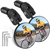 Flintronic 2 Stück 360° Fahrradspiegel, Universal Sicherer Rückspiegel für...