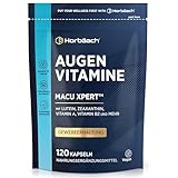 Augenvitamine Hochdosiert mit Lutein und Vitamin A | 120 Vegan Kapseln | Komplex mit...