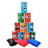 TUAHOO Dosenwerfen Wurfspiel für Kinder Draußen Spielzeug Erwachsene Kinder...