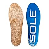 SOLE Performance Fußbett aus dickem Kork, mit Unterlage, verschiedene Größen