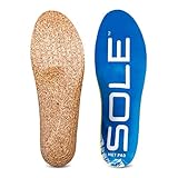 SOLE Performance Fußbett aus dickem Kork, mit Unterlage, verschiedene Größen