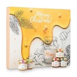 Immenwunder Adventskalender mit Honig, 24x50g Honige aus aller Welt, Honig-Set mit...