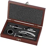 Rosenstein & Söhne Weinset: 6-teiliges elegantes Wein-Sommelier-Set in edler...