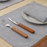 Tischsets Abwaschbar 4er Set, Platzset Hitzebeständig rutschfest Waschbar Platzdeckchen...