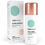 Cosphera - Hyaluron Performance Creme 50 ml - vegane Tages- und Nachtcreme hochdosiert...