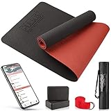 PULSUS fit Yogamatte Gymnastikmatte Set mit 2x Yogablock, Yogagurt &...