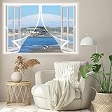 Magnet Fliegengitter Fenster 138 x 122 cm Automatisches Schließen, Klettband Oben, Nicht...