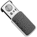 Fancii Kleine Taschenlupe mit Hellem LED Licht - 10x 20x 30x Vergrösserungsglas...