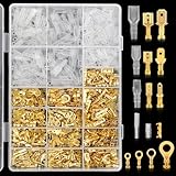 1000 Stück Kabelschuhe Flachstecker Flachsteckhülsen Set 2,8mm/4,8mm/6,3mm,...