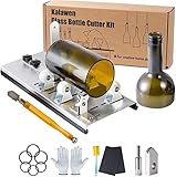 Kalawen Glasschneider für Flaschen Edelstahl Flaschenschneider 5 Verstellbares...