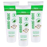 emmi-dent Ultraschall Zahncreme „Fresh“ I Mit frischem Pfefferminz-Geschmack I Ideal...
