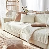 FASCINATDECO Sofa Überzug, Samt Sofabezug 1/2/3/4 Sitzer, Sofaschoner...