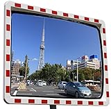 professioneller Verkehrsspiegel mit Reflektoren Konvexspiegel Sicherheitsspiegel...