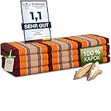 livasia Nachhaltige Klappmatratze Kapok XXL - 200x140x8cm - extrabreite...