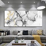 ENFEIN Abstraktes grau-weißes Leinwand-Poster und Drucke, modernes HD-Leinwandgemälde,...
