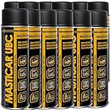 Deco Color 12er Sparpack Masticar 500ml Unterbodenschutz-Spray auf Bitumen-Basis