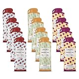 LECKA Energy Gel, 12 Gels - 4 x Passion Fruit, 4 x Banane, 4 x Coffee Cacao, aus echten...