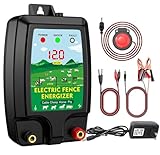 Weidezaungerät 12V mit LED Anzeige, Elektrischer Schäferhund 2J Output für 10...