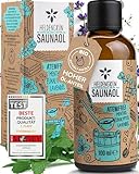 Heldengrün® BIO Saunaaufguss “Atemfrei” [100 % NATURREIN] Saunaöl mit...