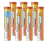 German Multivitamin Brausetabletten 140 Stk. Orangengeschmack - Vitamin C, E,...
