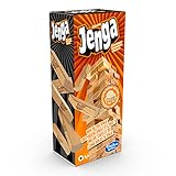 Hasbro Gaming Jenga Spiel, das Originale Partyspiel mit Holzklötzen