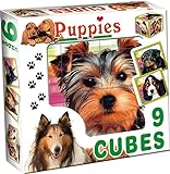 Würfel Puzzle Bilderwürfel 9-TLG. Kinderpuzzle Hunde