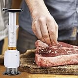 GUSHE Marinade-Fleischinjektor aus Rostfreiem,2-in-1 Fleischzartmacher und...