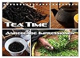 Tea Time - anregende Impressionen (Tischkalender 2023 DIN A5 quer), Calvendo...