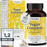 Vegan Complex - ALL YOU NEED Multivitamin für Veganer - Vitamin B12+D3+K2+B2+B9+B6 + Zink...