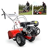 HECHT Benzin-Gartenfräse 750 Motorhacke Kultivator Bodenhacke Bodenfräse...