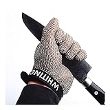 BCPPO Kettenhandschuh Schnittfeste Handschuhe Für Damen Und Herren, Kettenhandschuhe Aus...