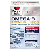 Doppelherz system Omega-3 Premium 1500 – Hoher Gehalt an wertvollen...