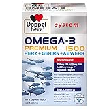 Doppelherz system Omega-3 Premium 1500 – Hoher Gehalt an wertvollen...