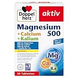 Doppelherz Magnesium 500 + Calcium + Kalium - Hochdosiertes Magnesium als Beitrag für die...