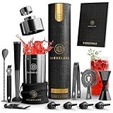 BarDeluxe® Cocktail Set 12-teilig, Barkeeper Set, Cocktail Mixer Set | 750ml...